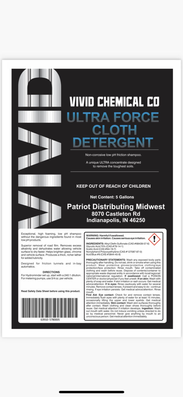 Ultra Force Cloth Detergent
